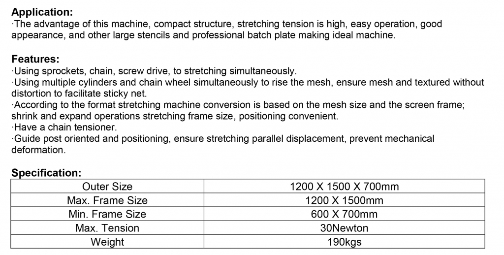 Mechanically Chains Stretching Machine 3