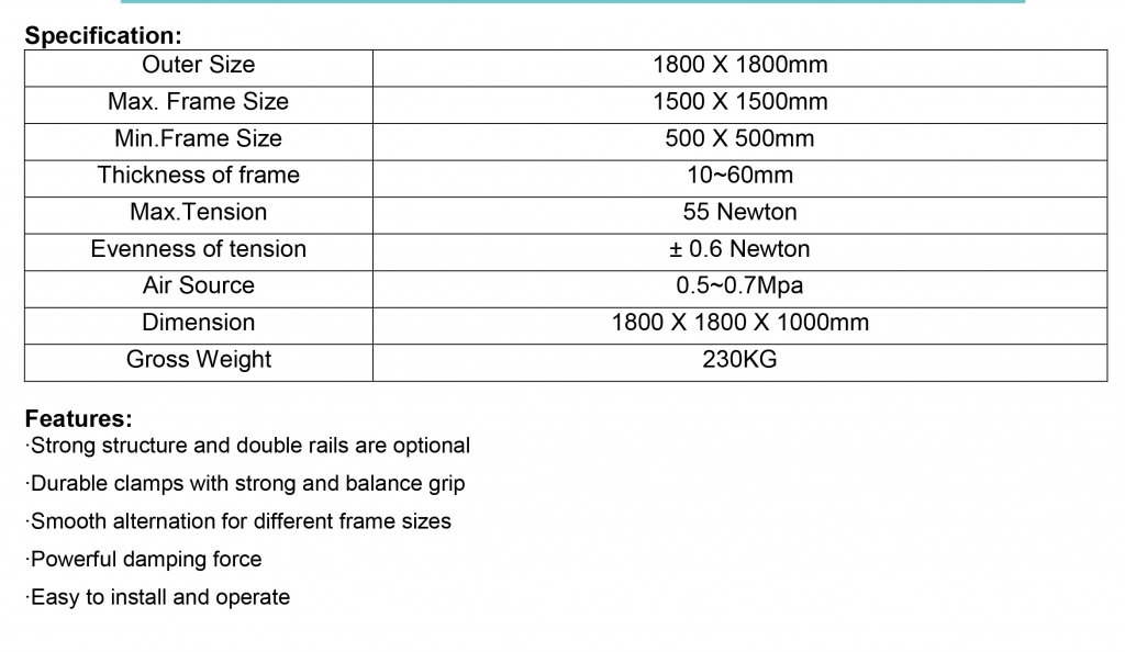 Mechanically Mesh Stretching Machine 3