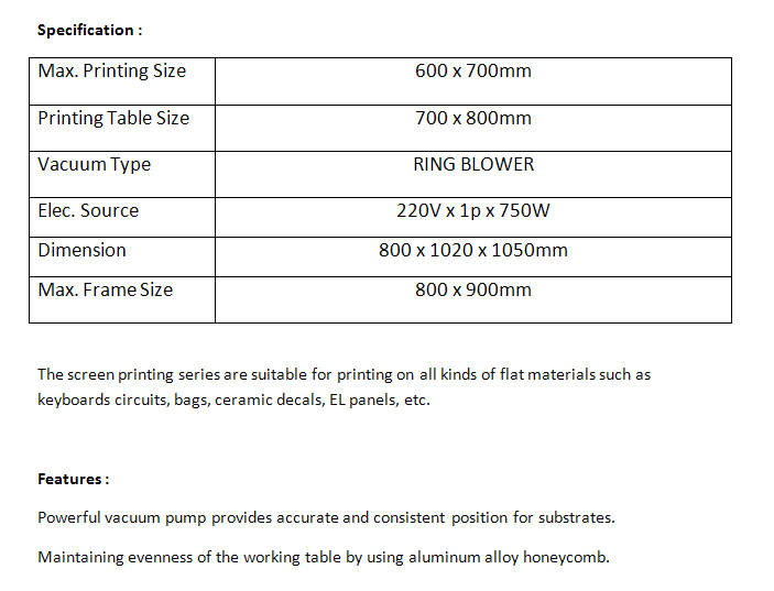 manual screen printing machine 2